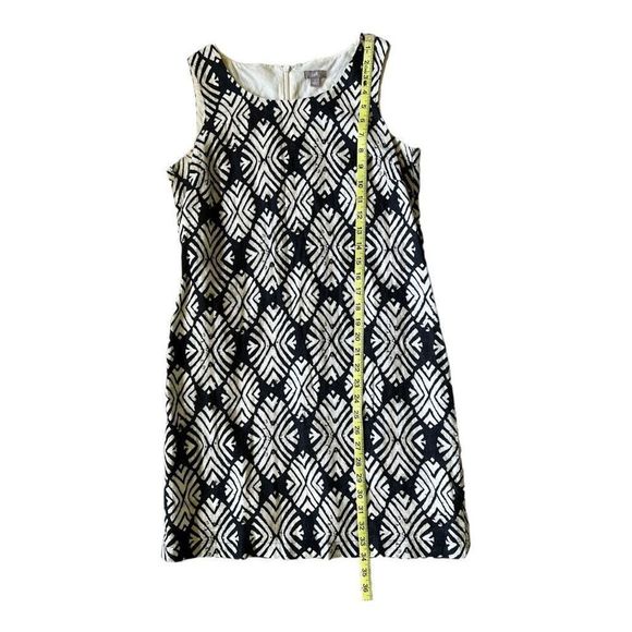 J Jill Tropical Linen Sheath Vacay Resort Date Night Leaf Dress Size 6 - Picture 3 of 4